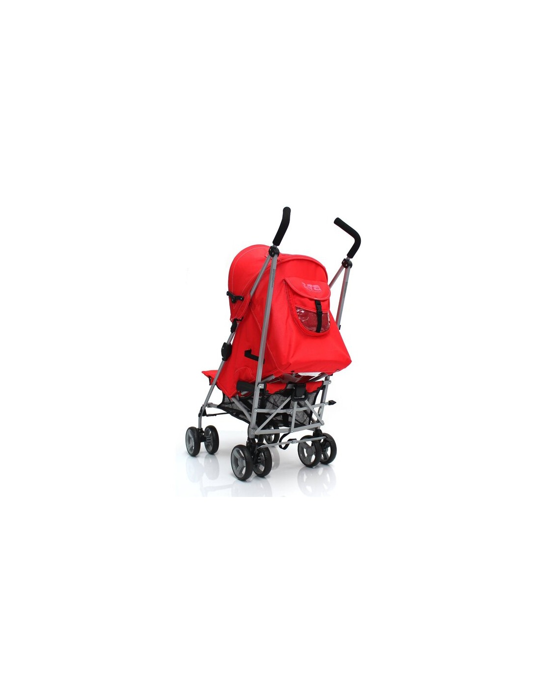 Baby Stroller Zeta Vooom Pushchair Warm Red Dots & Deluxe MC Footmuff 