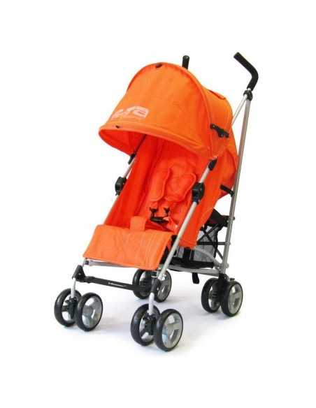 Zeta Orange Stroller + Travel Bag + Changing Bag + Console + Sunshade + Liner Zeta