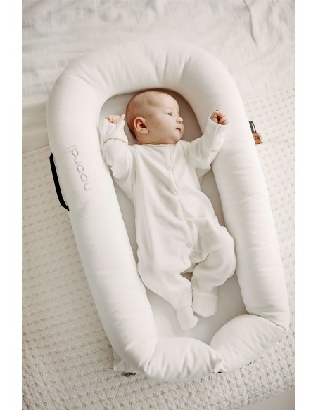 Noordi 2in1 Deluxe Baby Nest + Maternity Pillow-White Johnston Prams