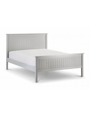 Julian Bowen Maine Bed 150cm-Dove Grey