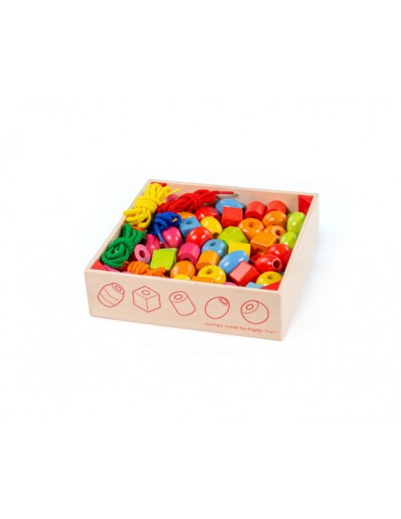 Bigjigs Toys Crate of Lacing Beads Bigjigs Toys